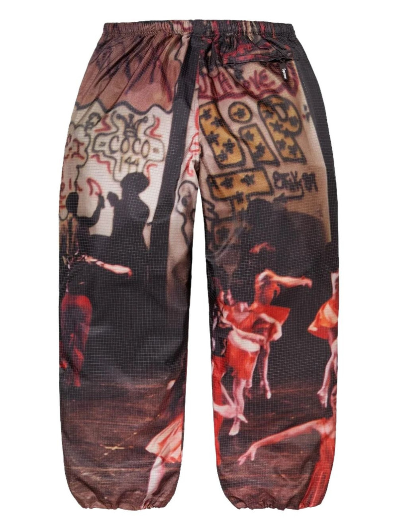 Supreme reflective ripstop track pants outlook