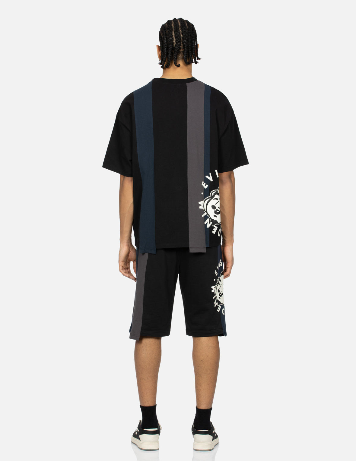 DECONSTRUCTED PLAYFUL GODHEAD PRINTED REGULAR FIT SWEAT SHORTS - 6