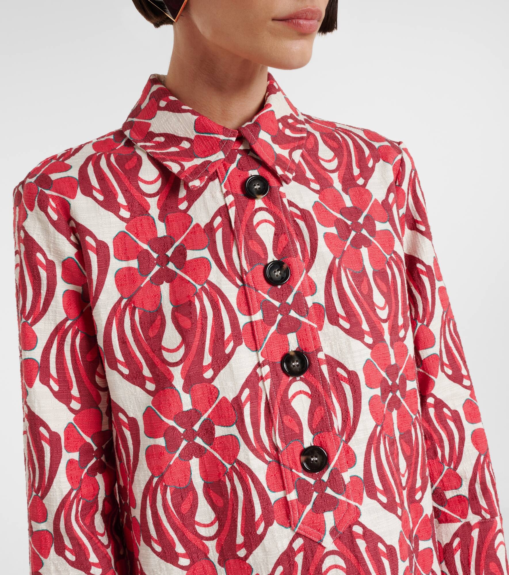 Artemis cotton shirt dress - 4