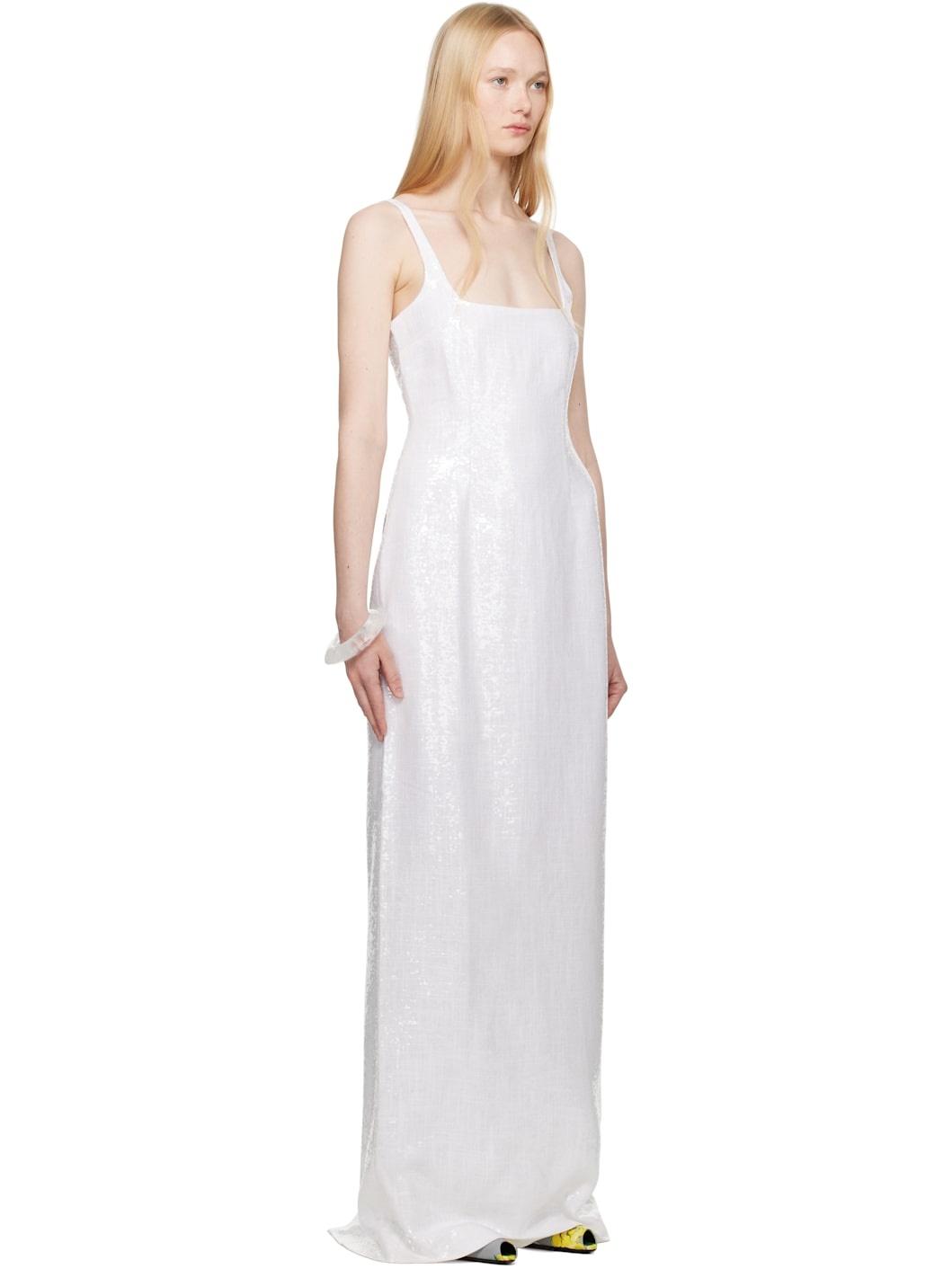White Electra Maxi Dress - 2