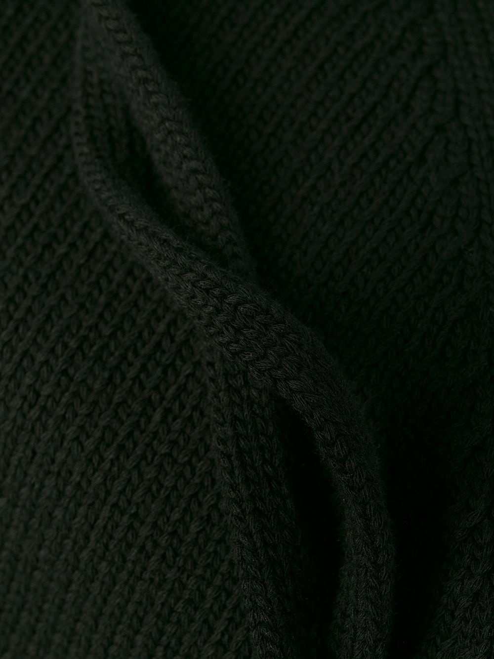 intarsia knit logo hoodie - 6
