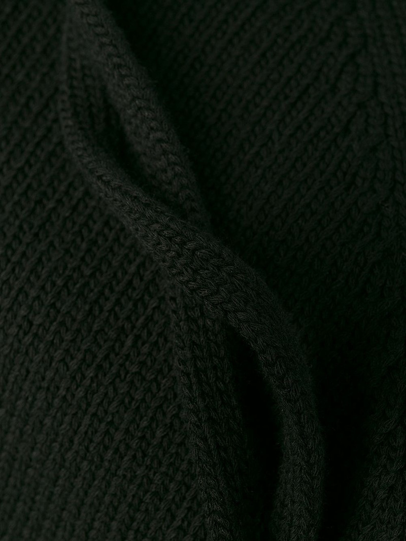 intarsia knit logo hoodie 6