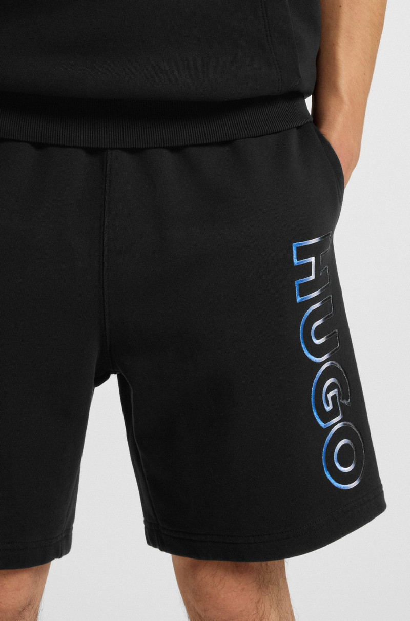 OMBRÉ-LOGO SHORTS IN COTTON TERRY 3