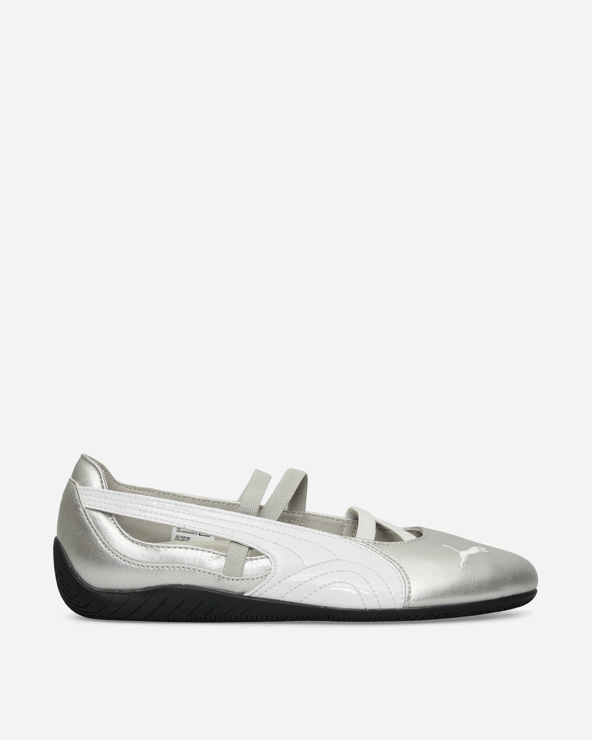 Women's Speedcat Ballet Metallic Shoes Silver / White - 2