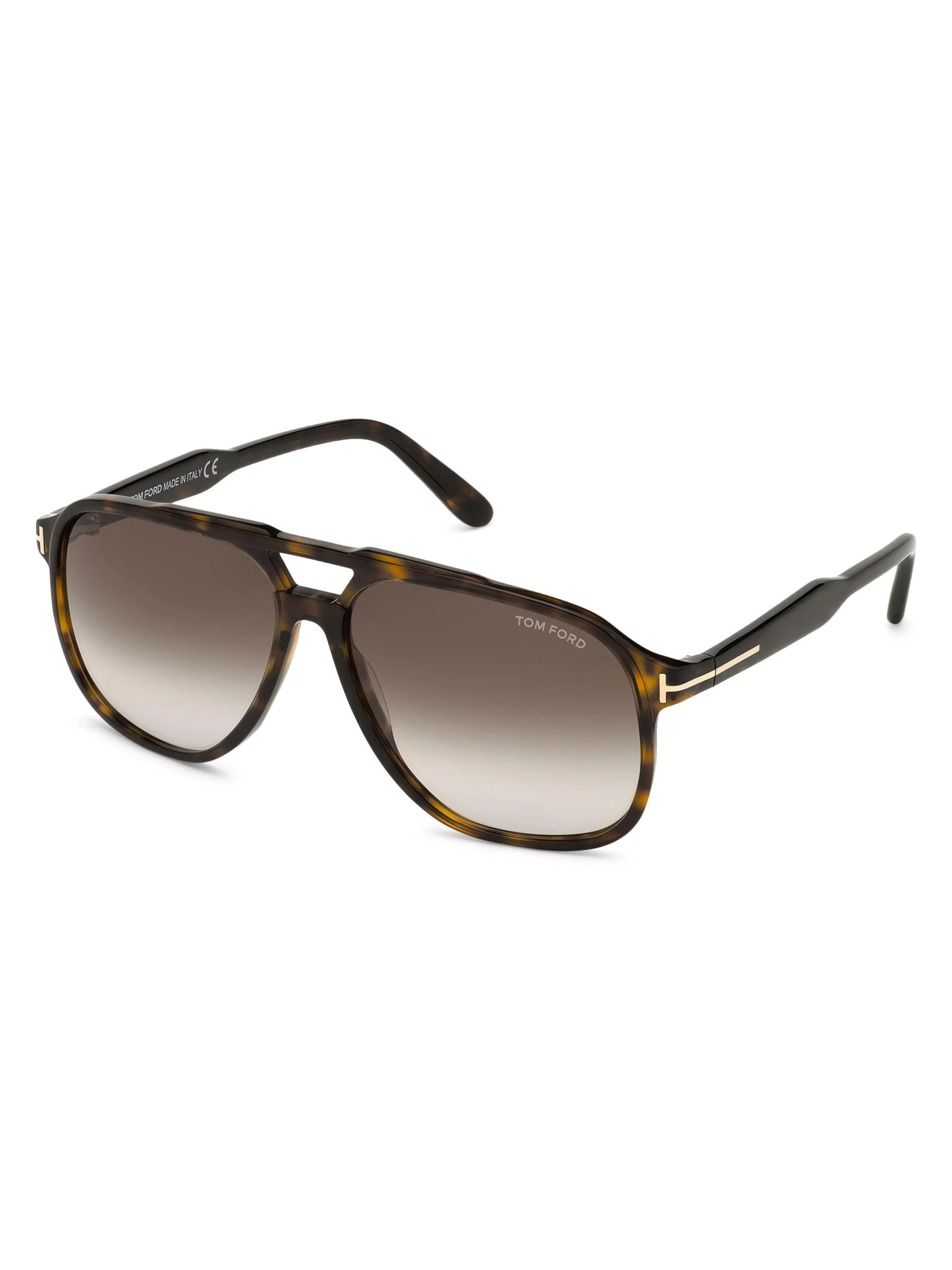 Men's Raoul 62MM Navigator Sunglasses - Dark Havana - 1