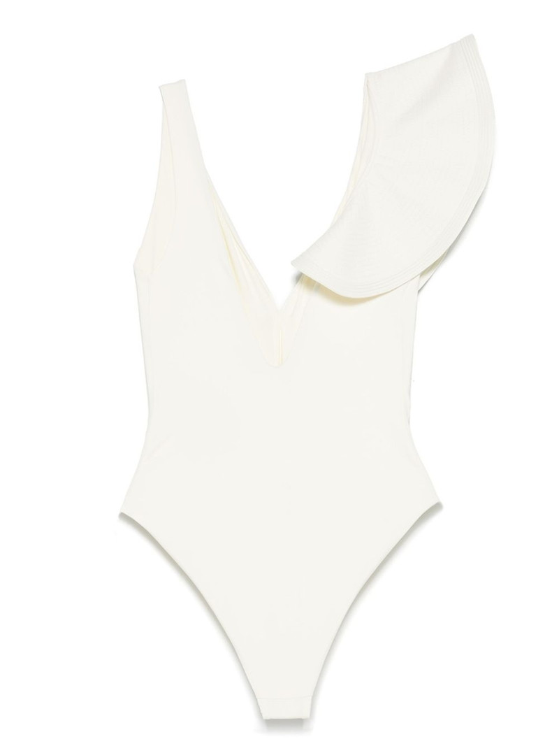 Johanna Ortiz ruffle-detailing swimsuit outlook