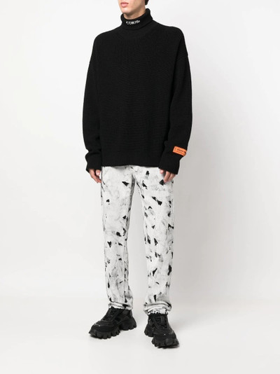 Heron Preston Стиль-embroidered roll-neck jumper outlook