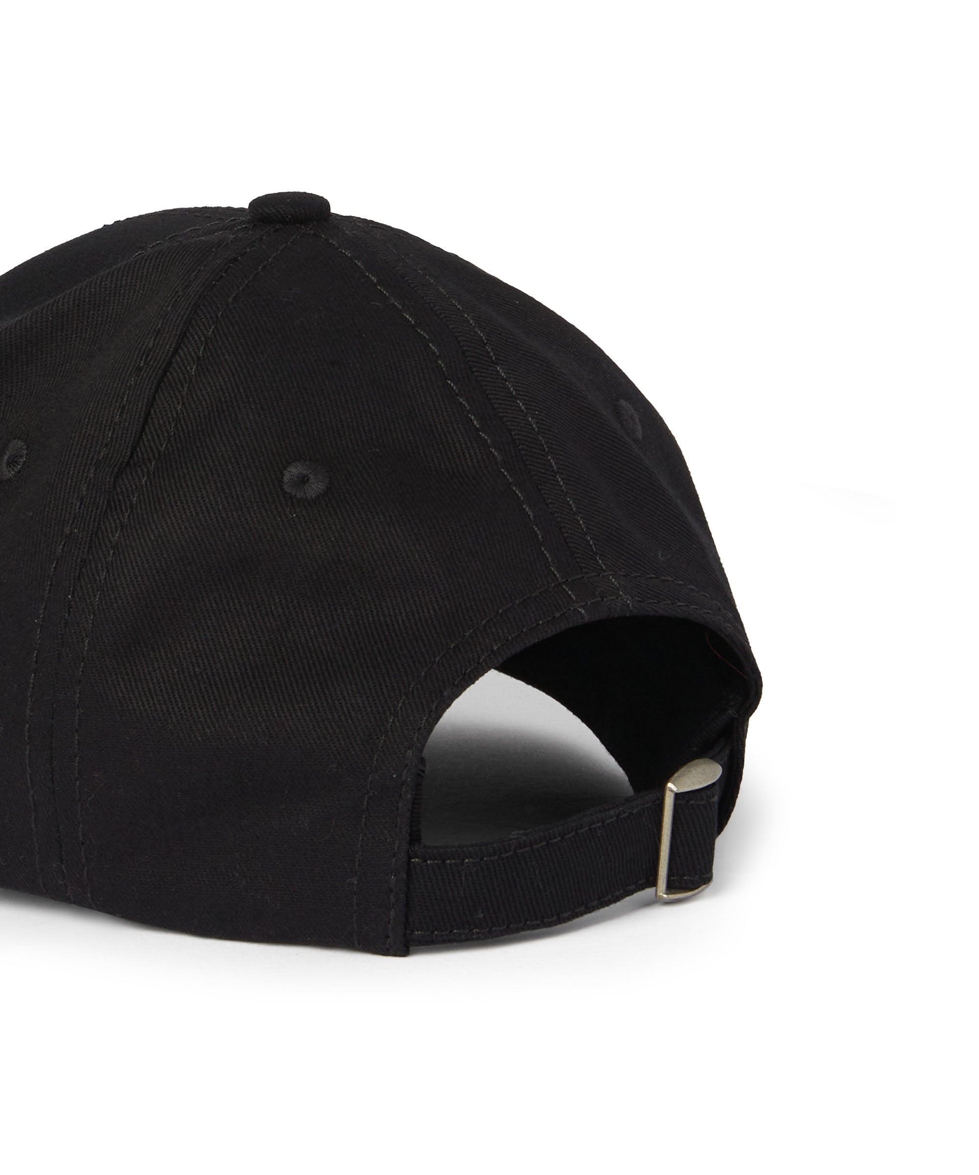 Gabardine cotton baseball cap with embroidered label - 2