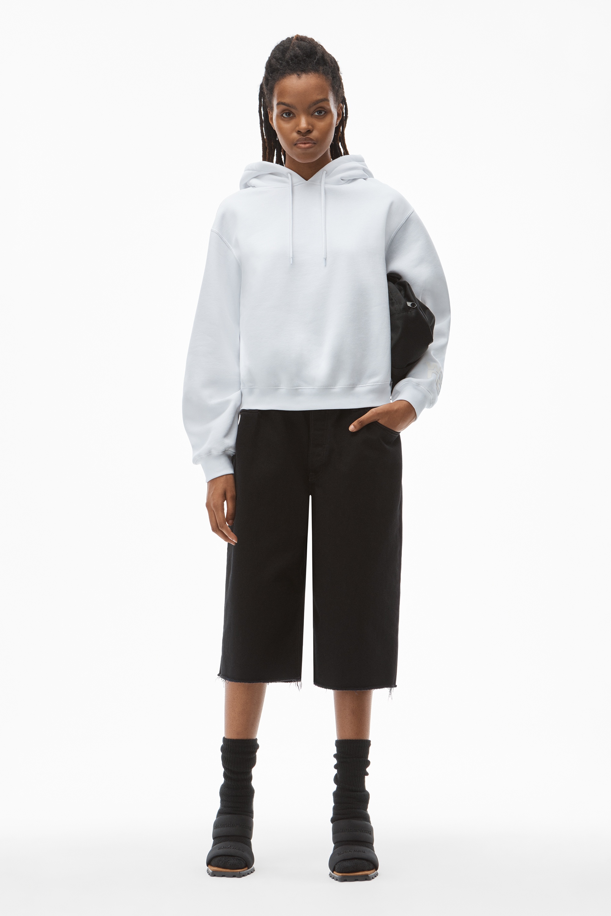 PUFF LOGO HOODIE IN STRUCTURED TERRY - 6