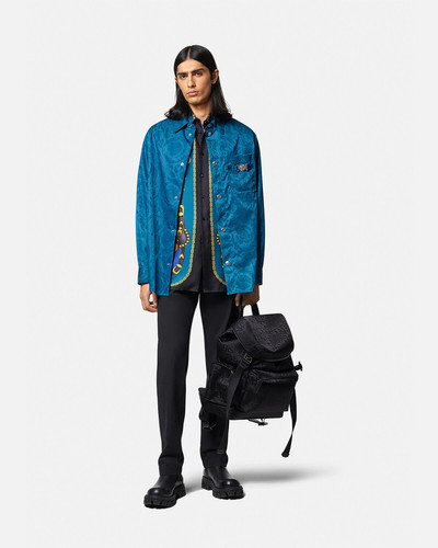 VERSACE Barocco Silhouette Jacquard Overshirt outlook