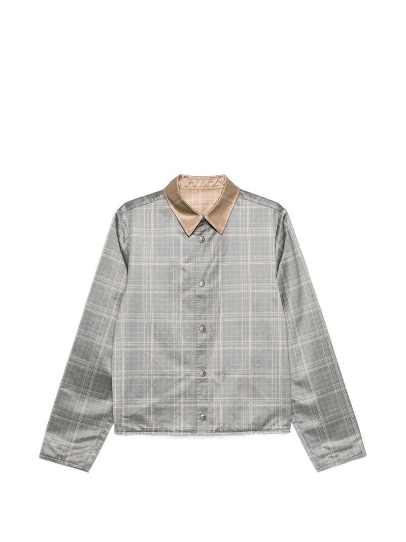 check buttoned jacket 1