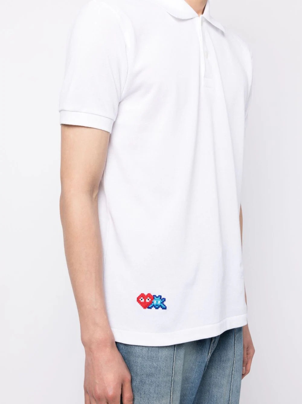 LOGO-APPLIQUÉ COTTON POLO SHIRT - 5