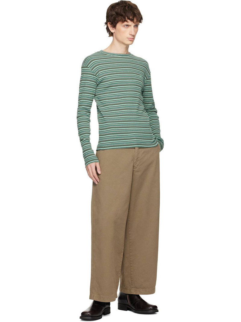 ERL Beige Chino Trousers outlook