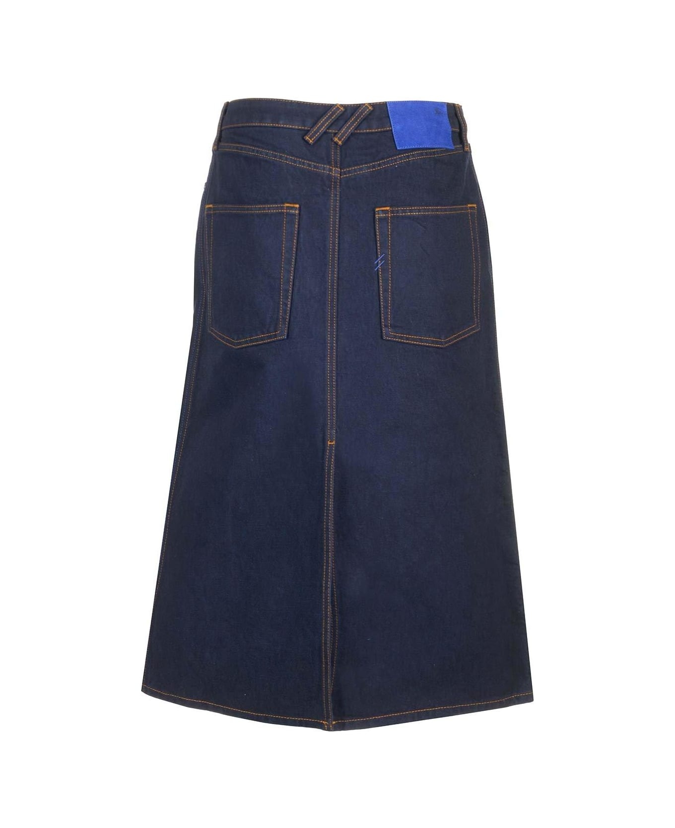 スカート Burberry SS24 DENIM SKIRT (8080783 A1503) Burberry EKD Denim Mini Skirt | Neiman Marcus