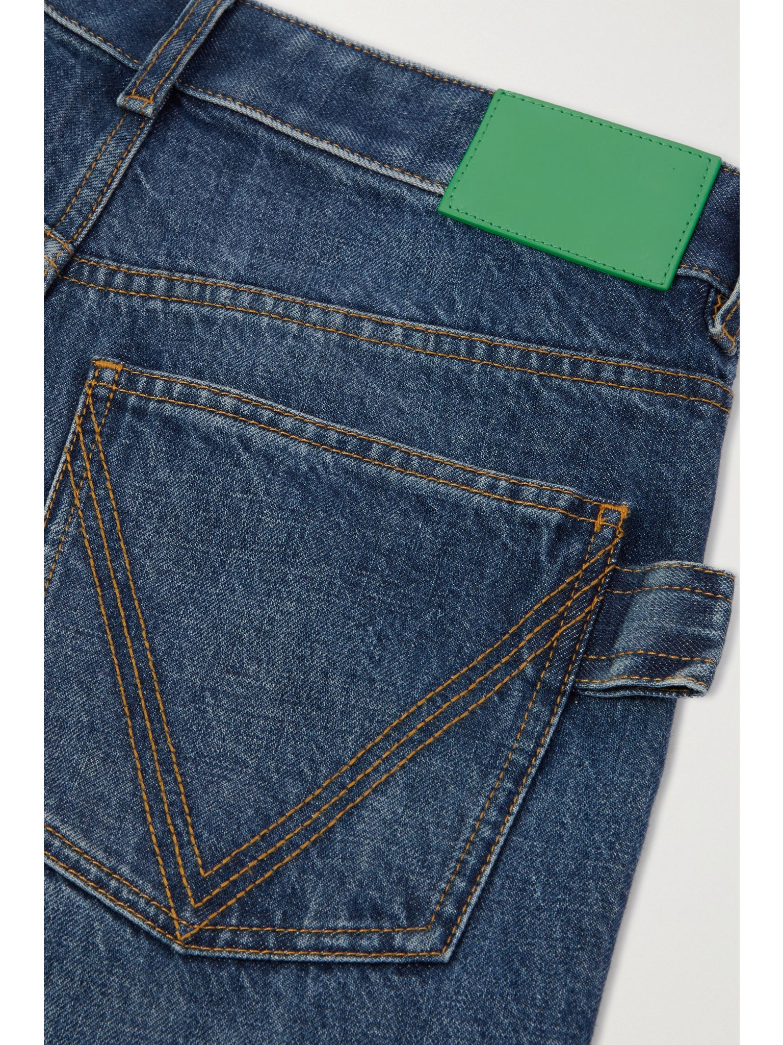 High-rise straight-leg jeans Blue - 5