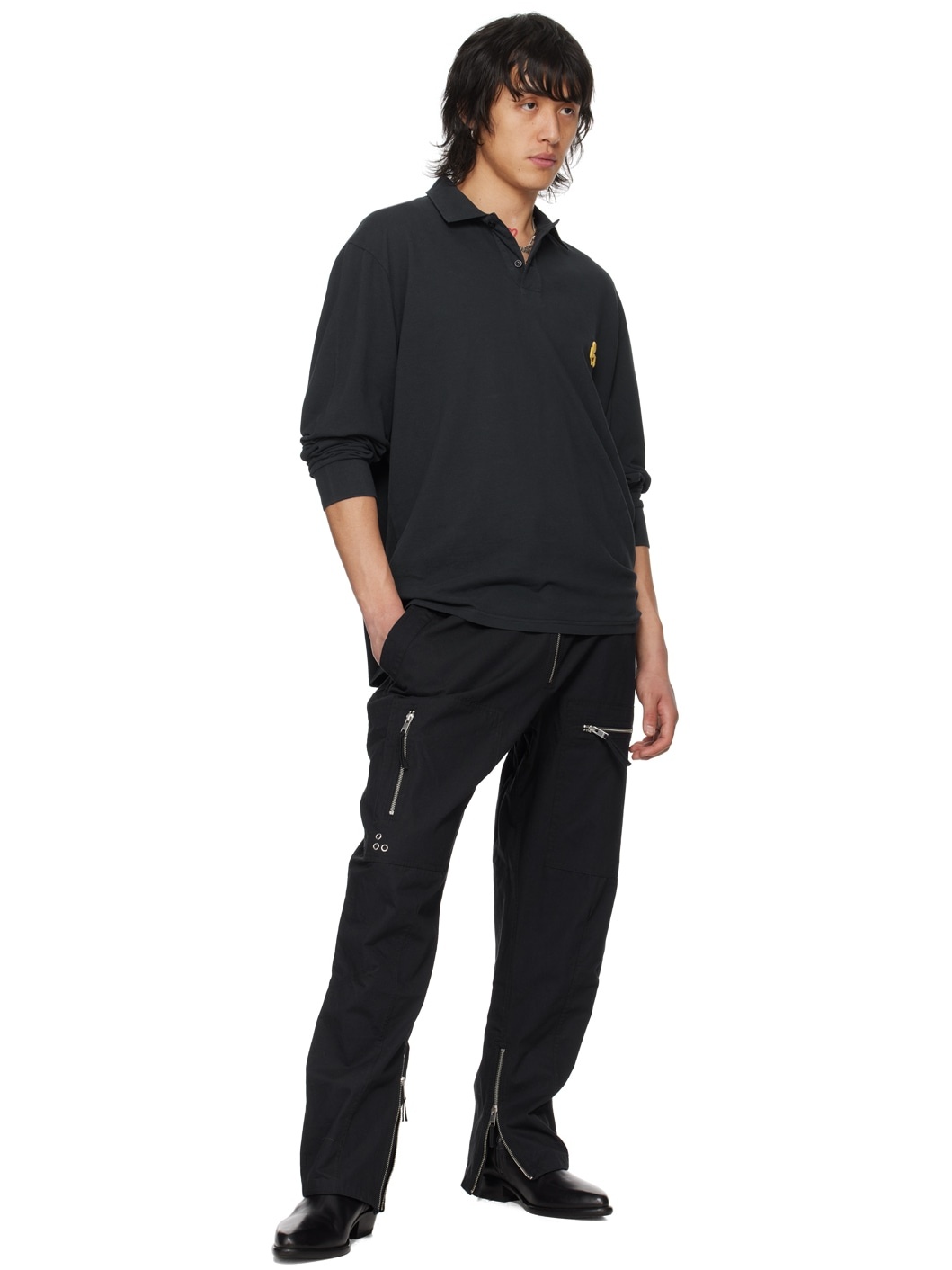 Isabel Marant Gray Anafikolo Polo | ssense | REVERSIBLE