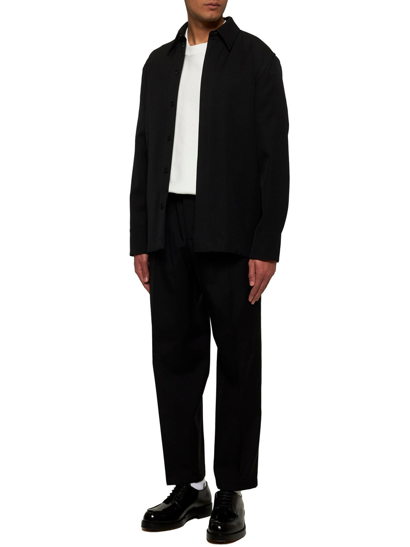 Jil Sander Black wool shirt outlook