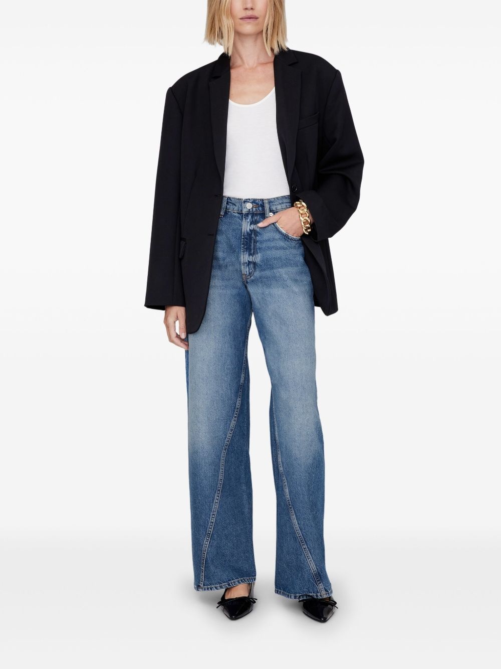 Brie wide-leg jeans - 2