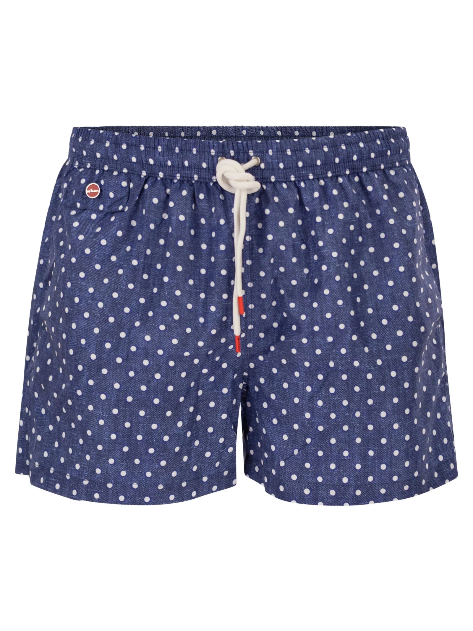 Kiton Men Short Patterned Swim Boxers - 1