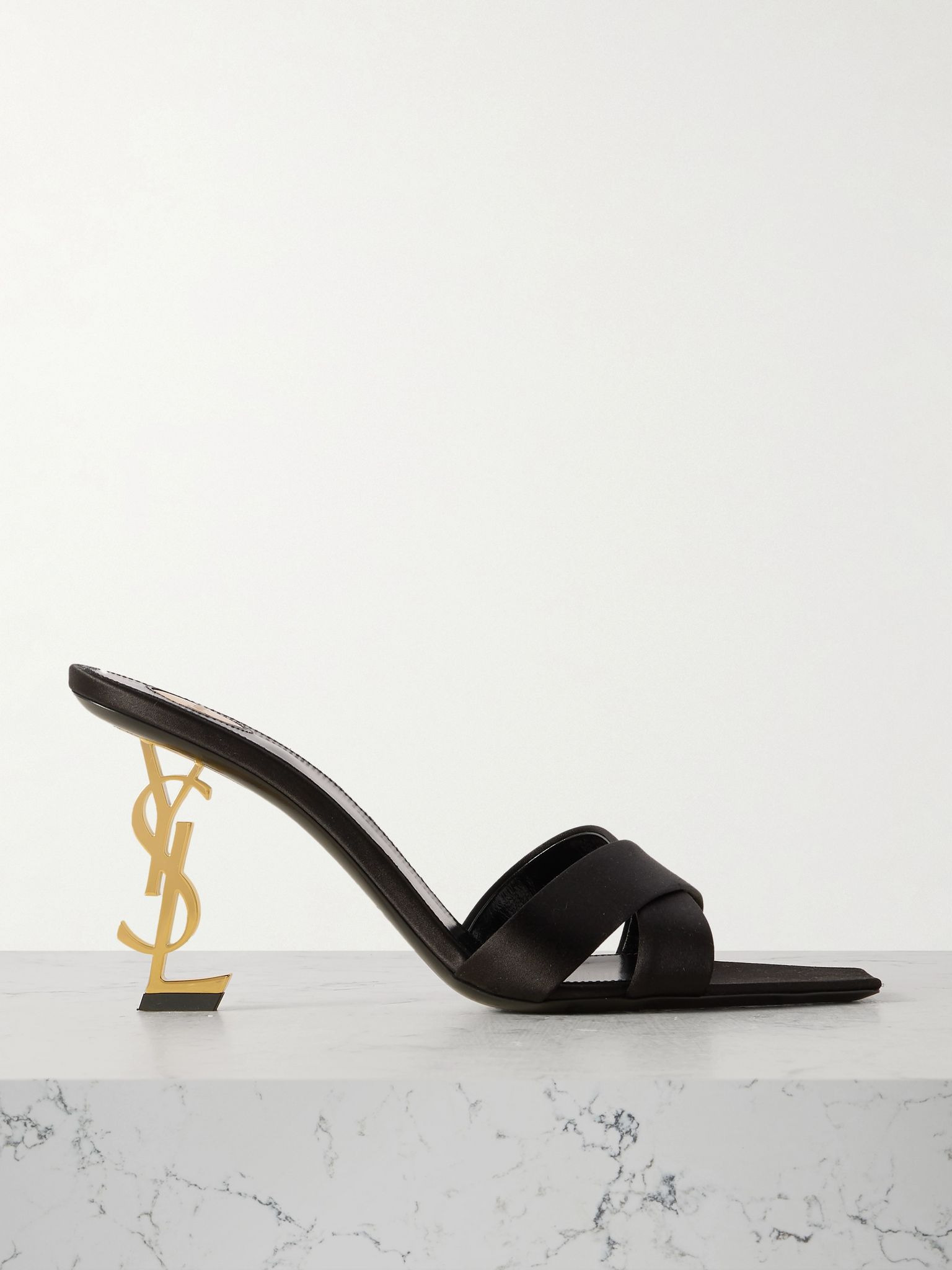 Opyum satin mules Black - 1