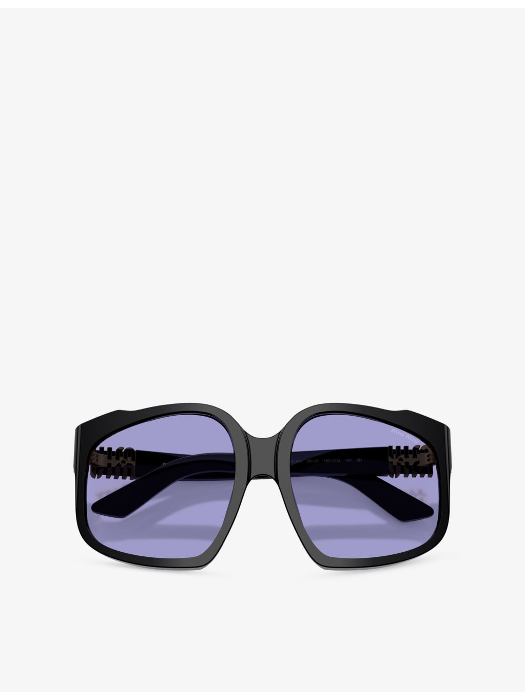 MU A07S Irregular-Frame Acetate Sunglasses - 5