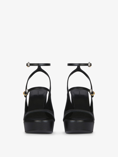 Givenchy VOYOU PLATFORM SANDALS IN LEATHER outlook