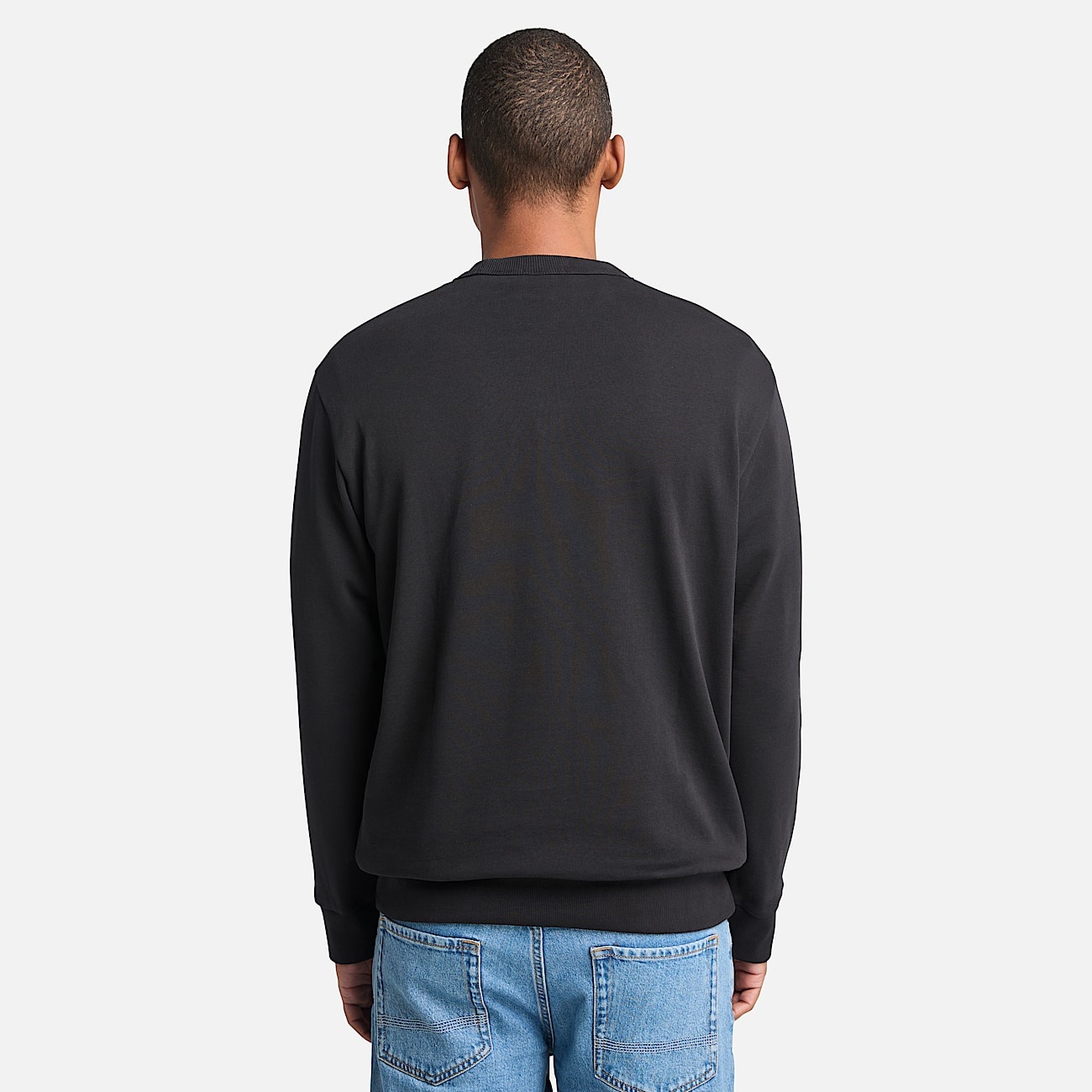 Men's Front Timbs Graphic Crew Neck Sweatshirt - 5