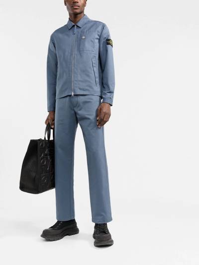 Stone Island 42528 Workwear R-Gabardine shirt jacket outlook