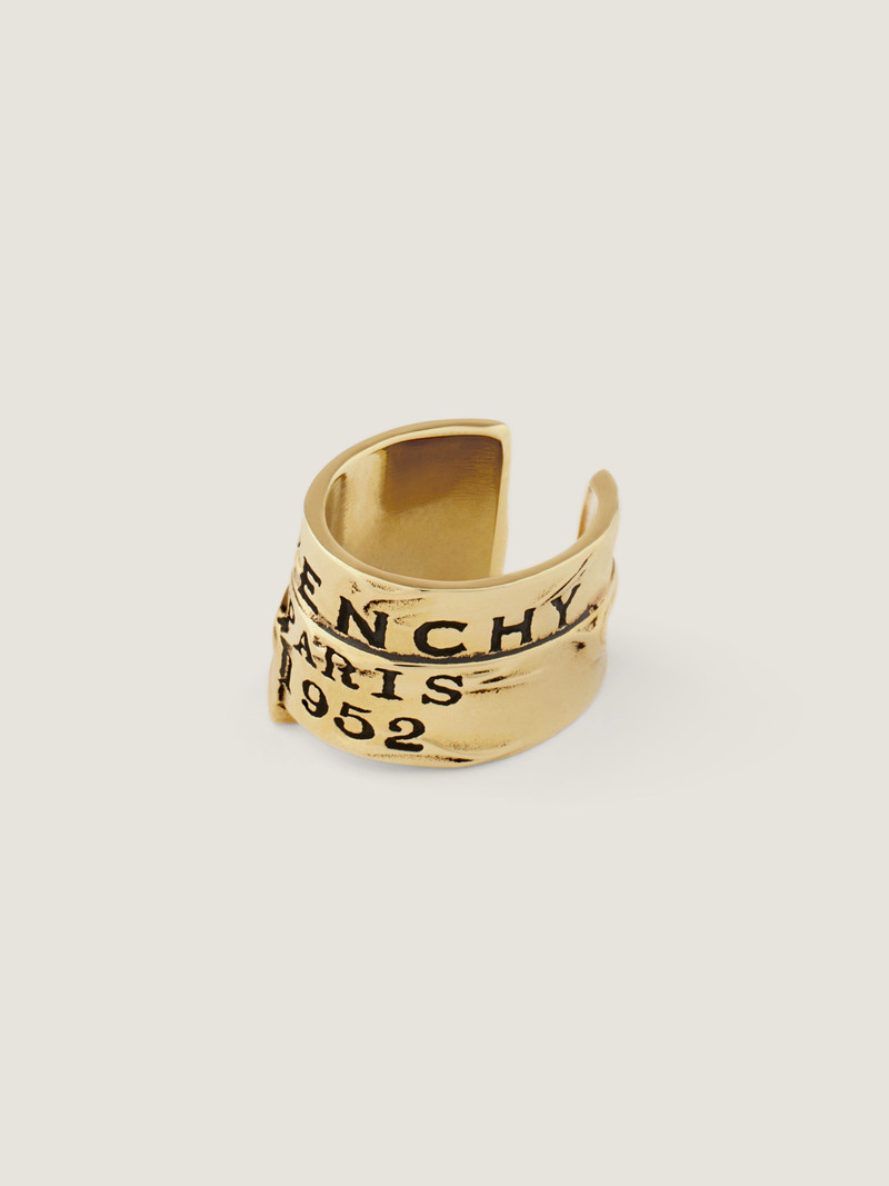 GIVENCHY TAPE EARCUFF IN METAL AND ENAMEL 3