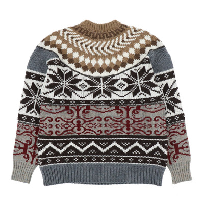 Loewe ELN RECYCLED SWEATER / BRW/MULTI outlook