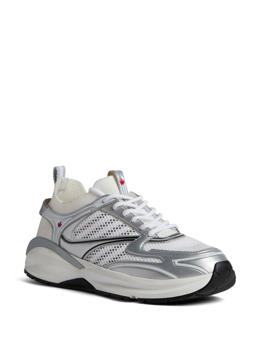 Dash panelled mesh sneakers - 2
