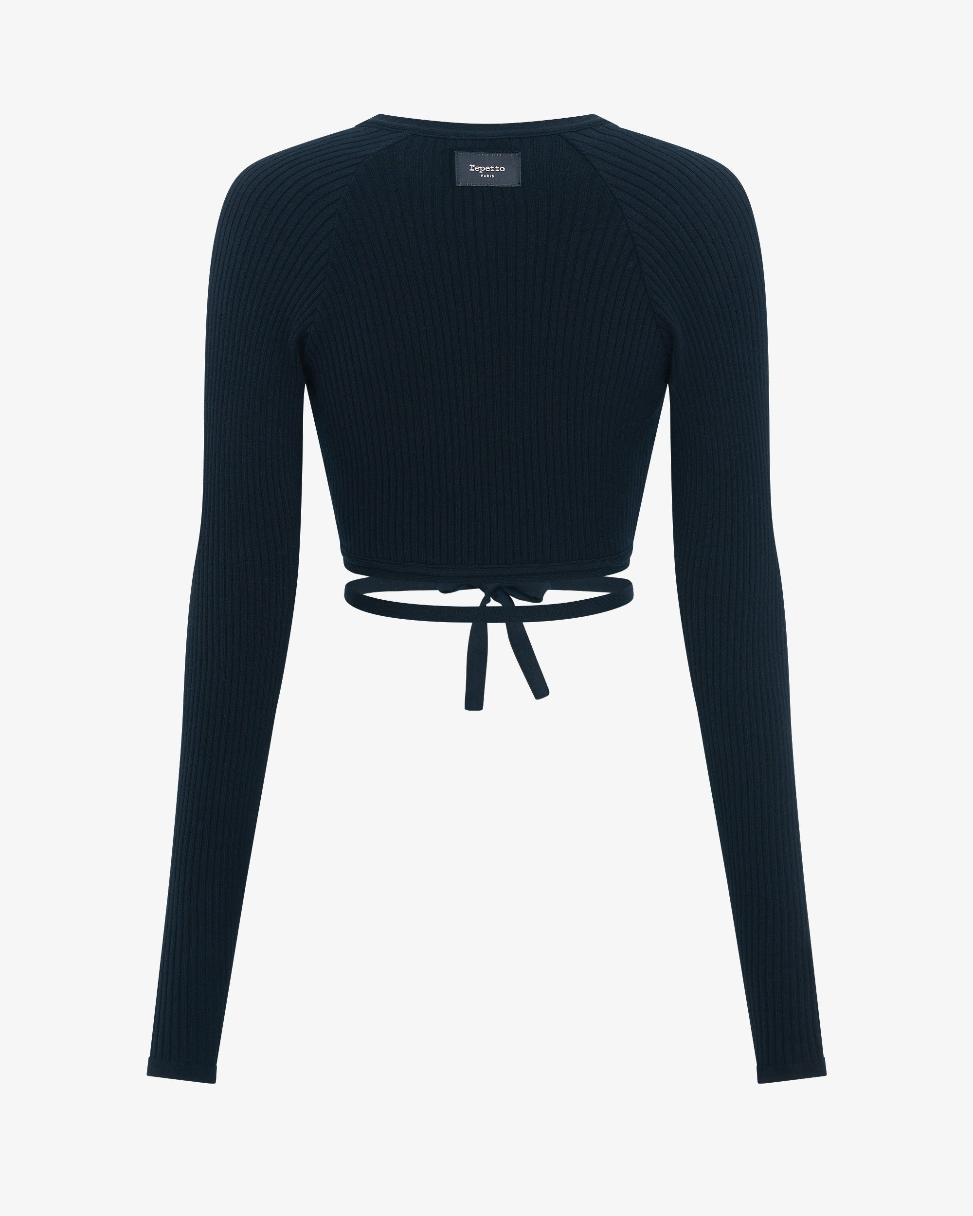 RIB-KNIT WRAP-OVER - 3