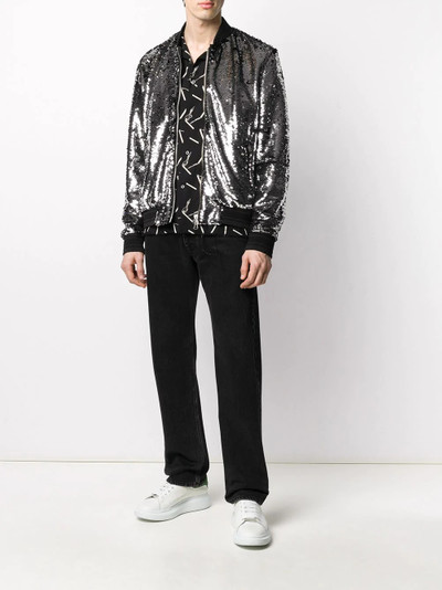 Golden Goose sequinned bomber jacket outlook