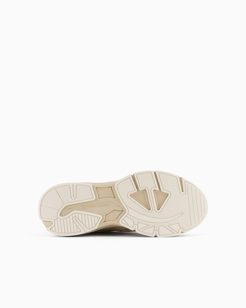 Travel Essential mesh and suede sneakers 6