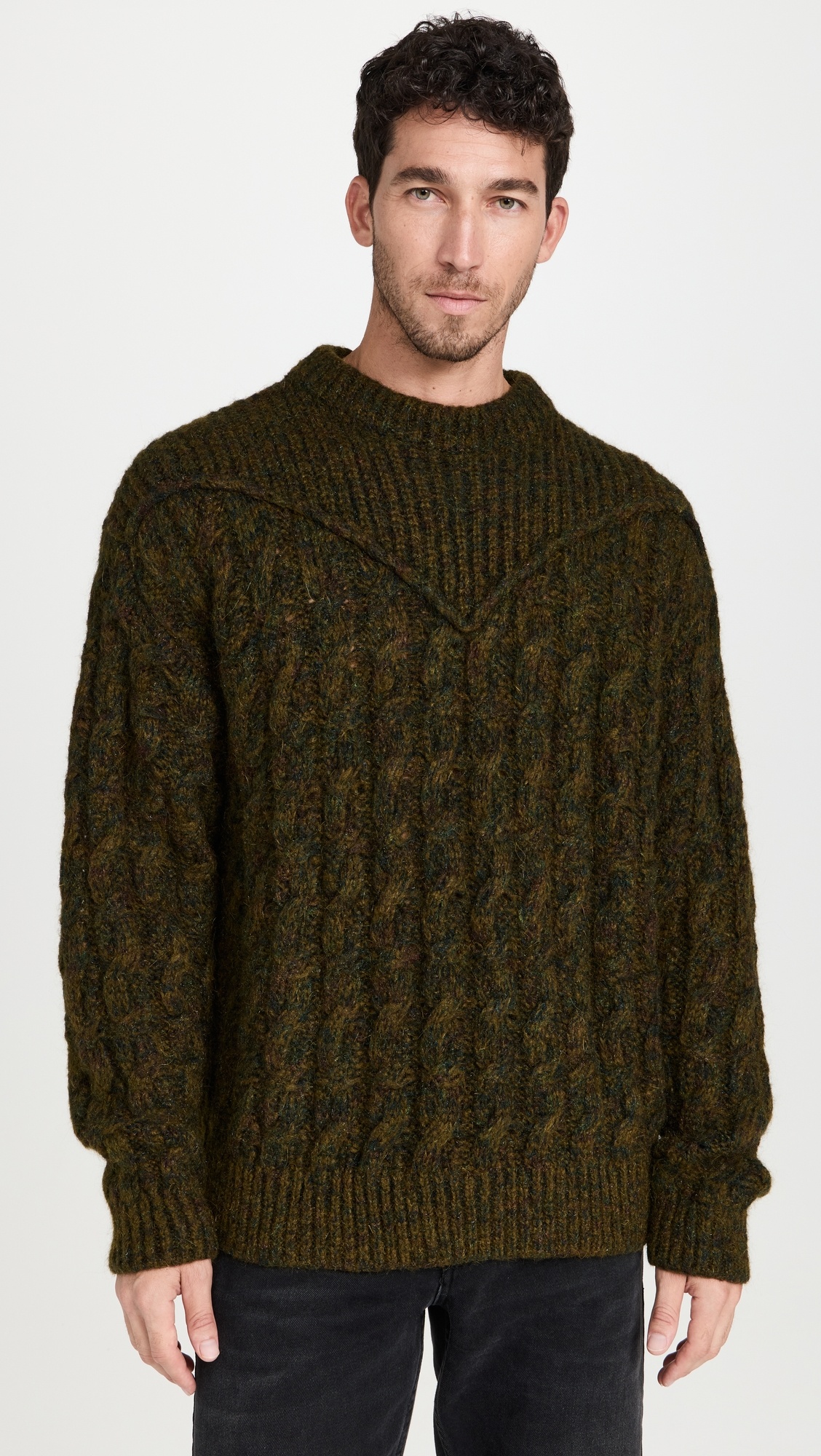 Helios Cable Sweater - 1