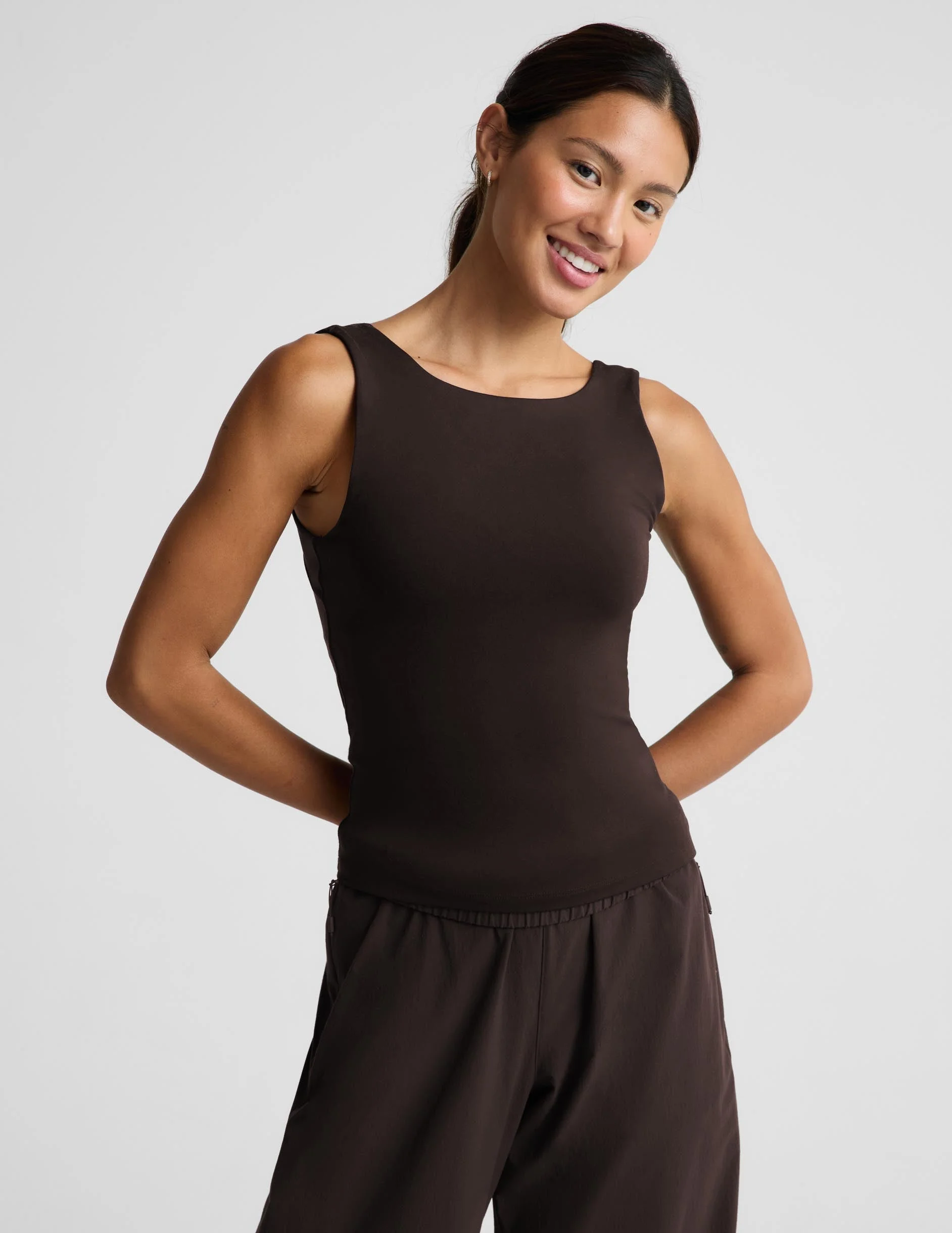 Serene Jersey High Neck Tank - 1