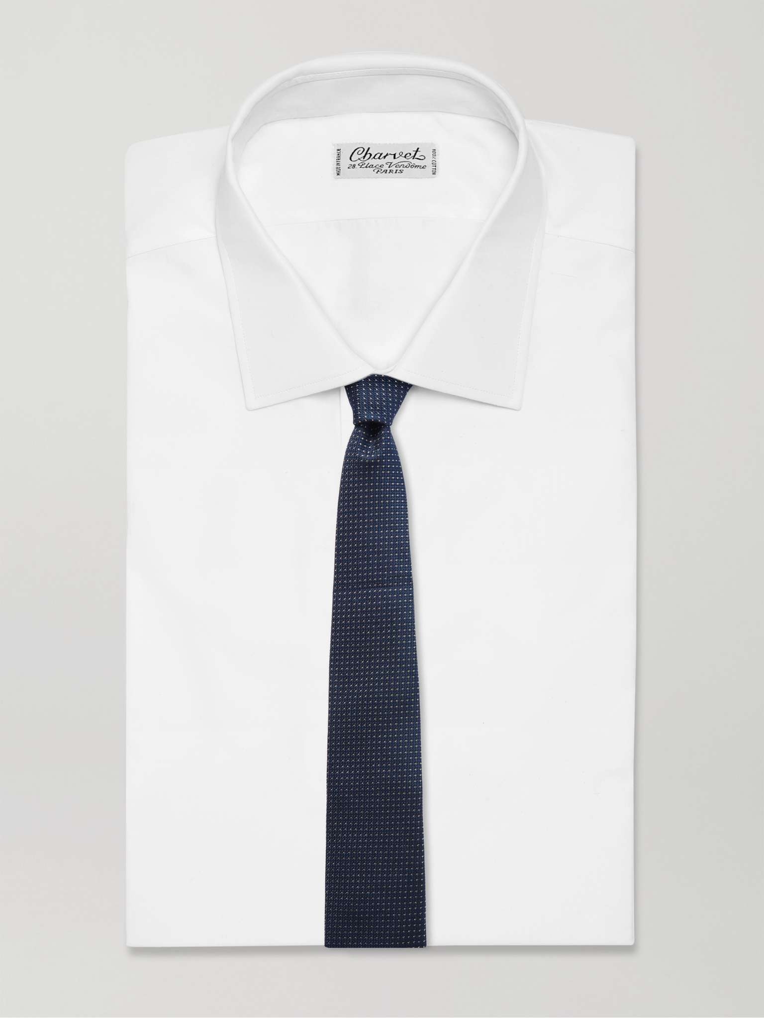 8cm Metallic Silk-Blend Jacquard Tie - 2