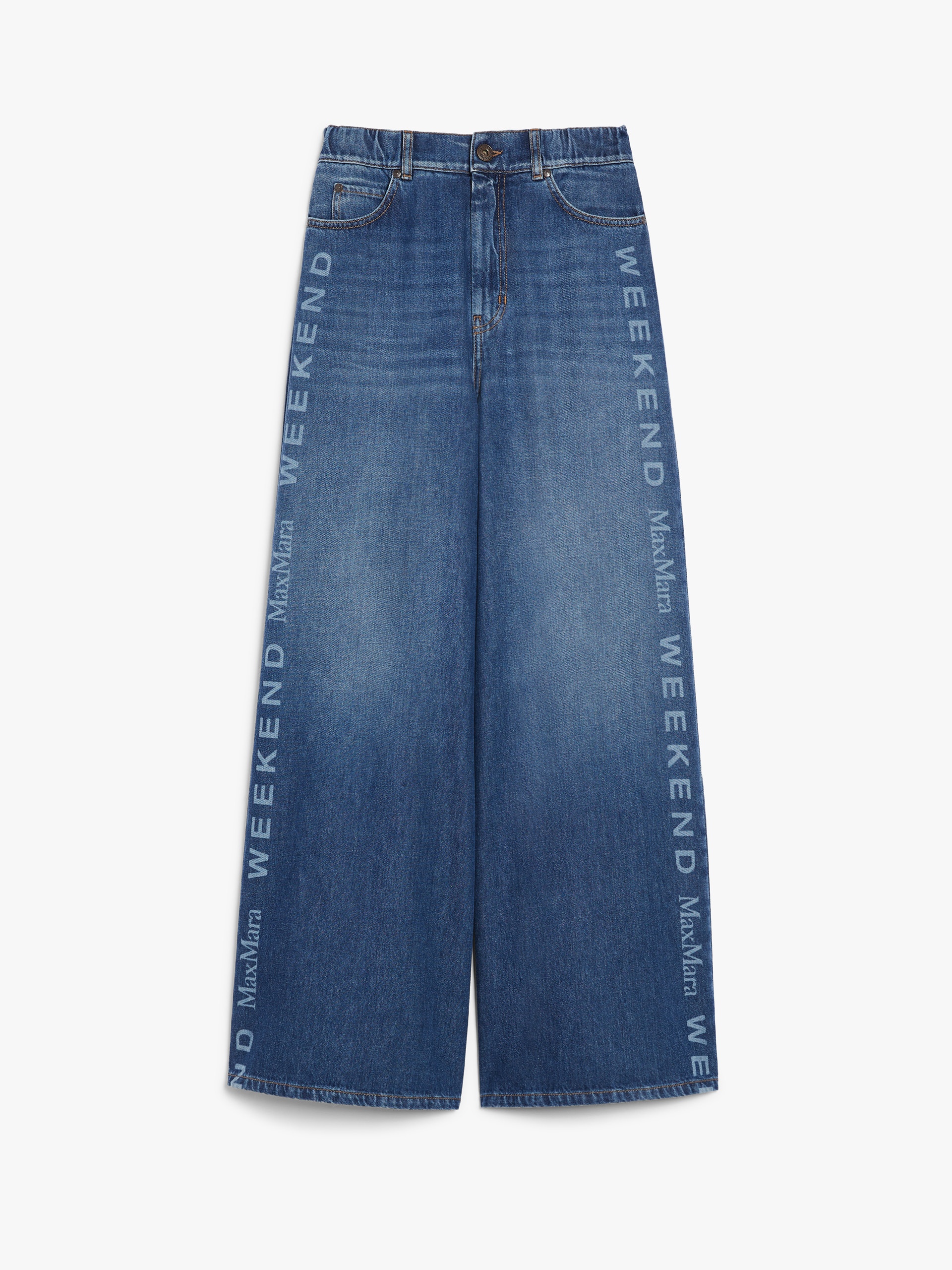 LISOTTE Wide denim jeans with logo - 1