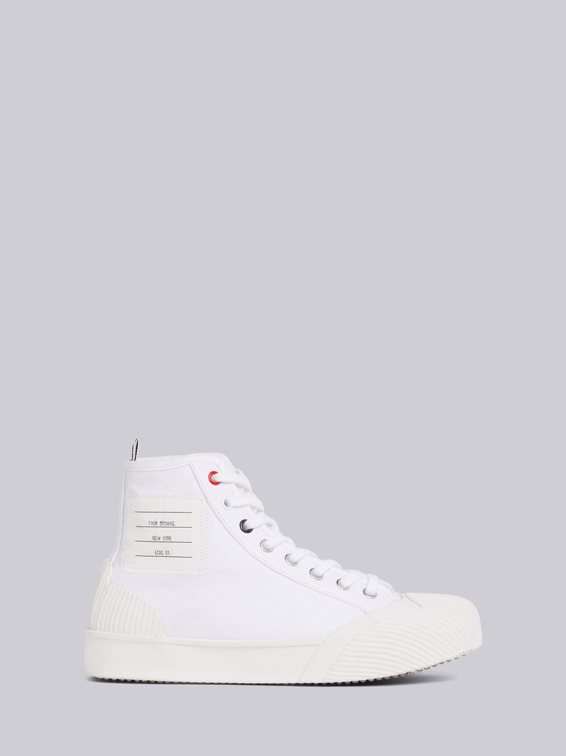 White Vulcanized 4-Bar Trainer 1