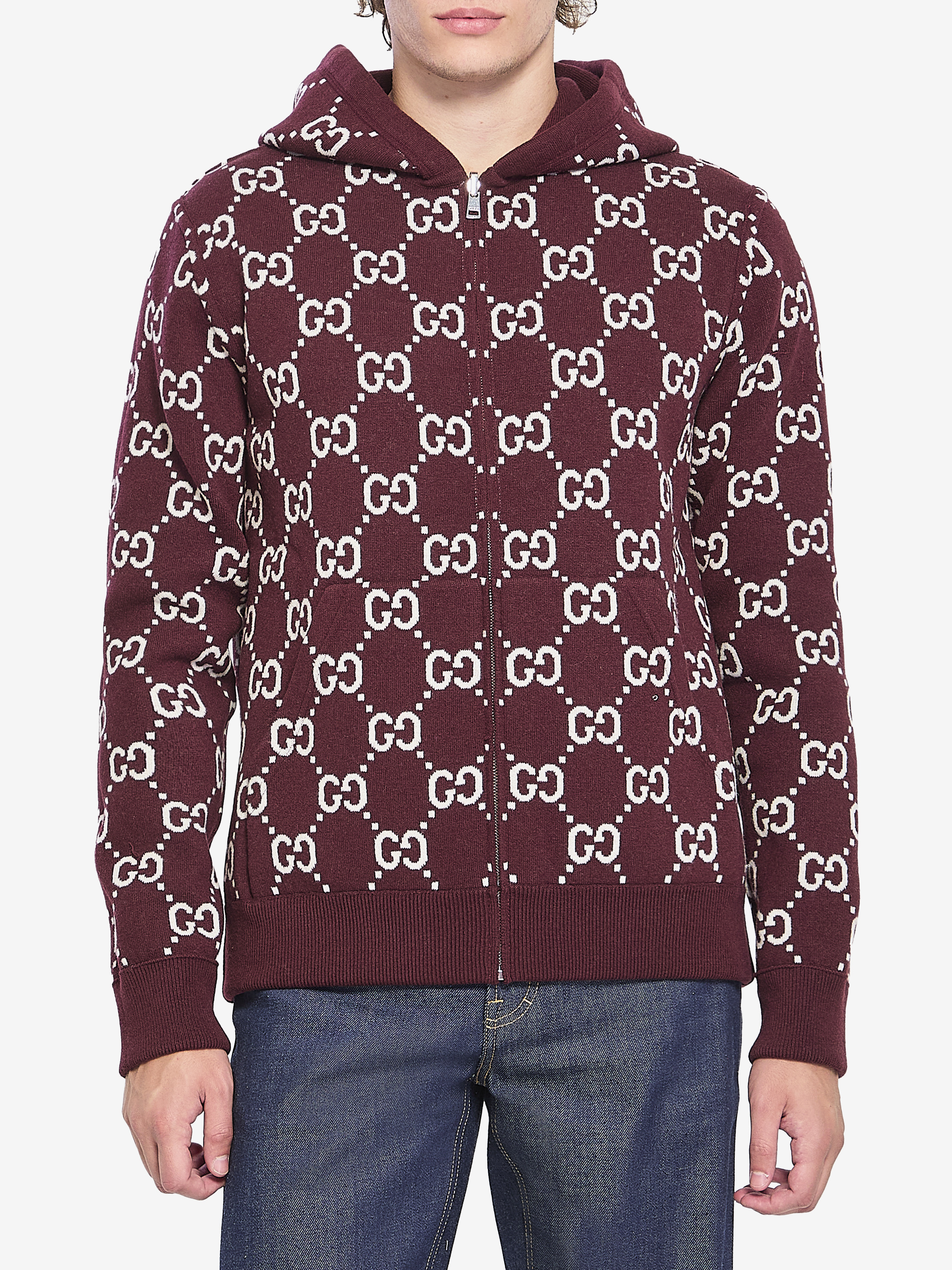 Reversible sweatshirt in GG wool - 5