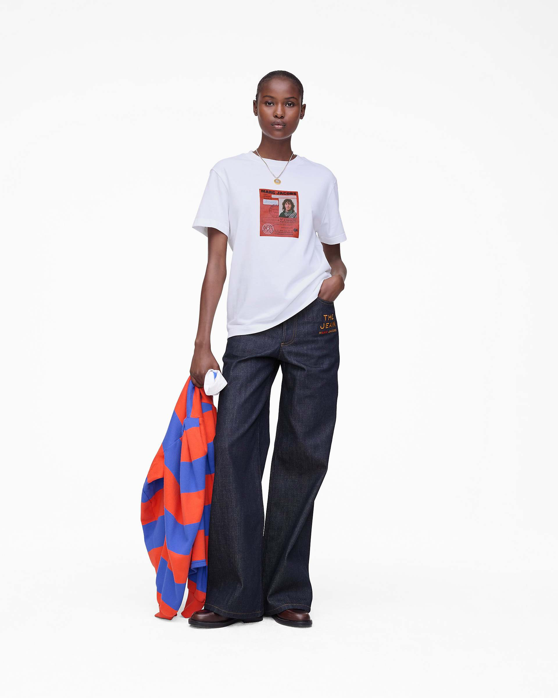 THE A.P.C. X MARC JACOBS CARTE ORANGE T-SHIRT - 3