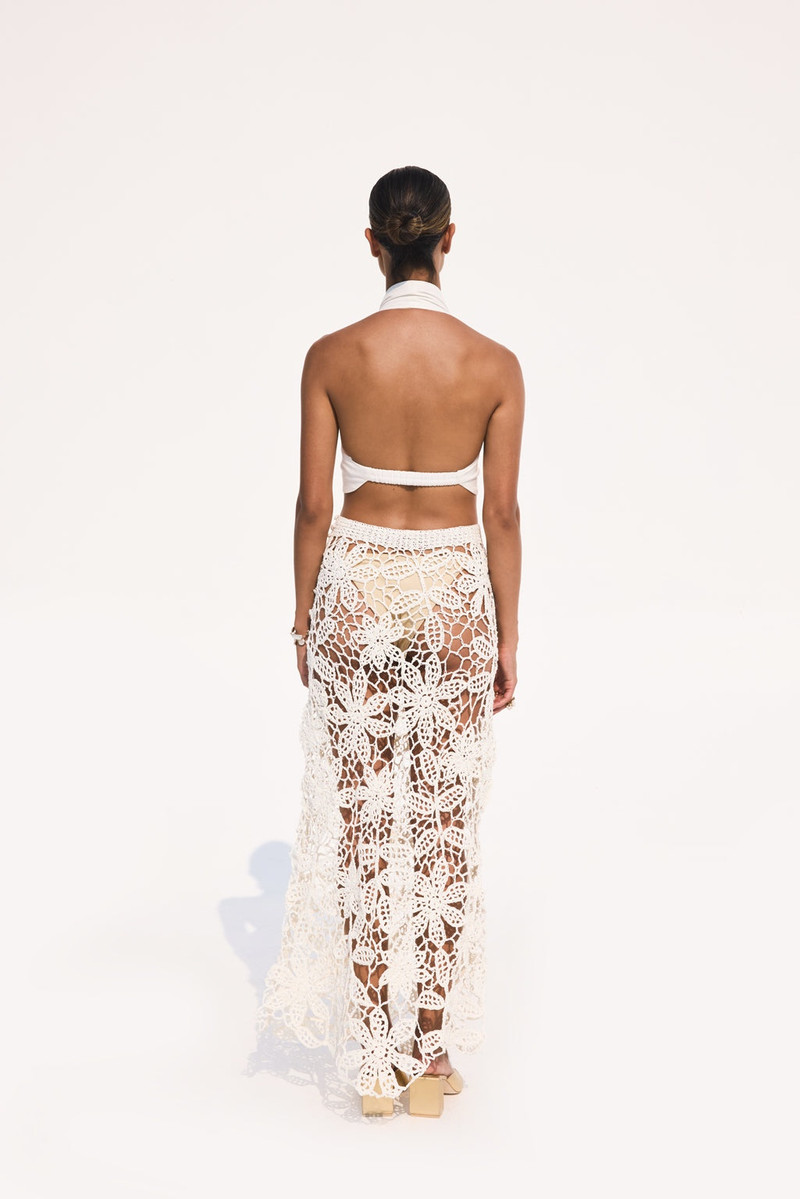 Cult Gaia AMINA CROCHET SKIRT outlook