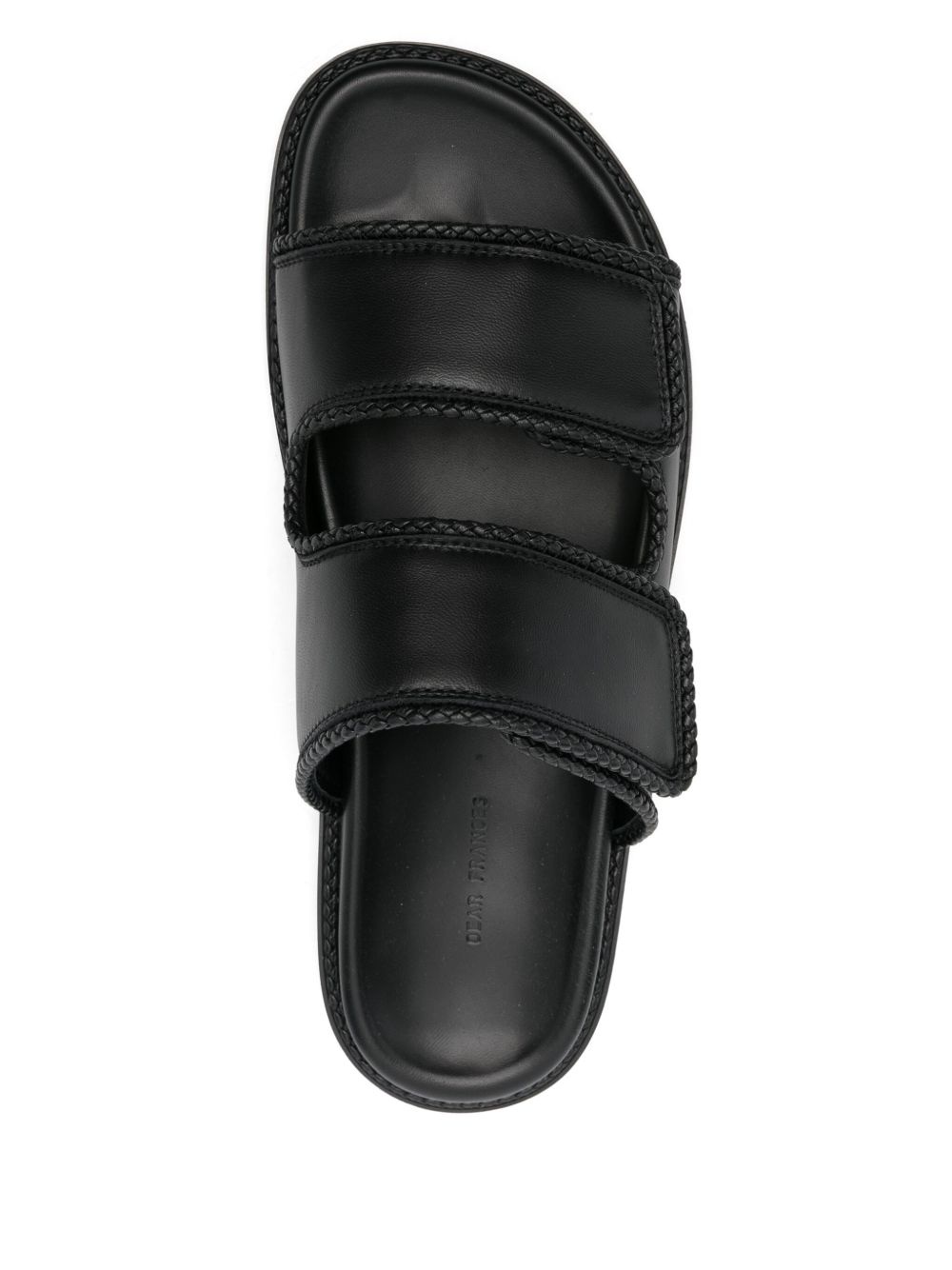 braided leather sandals - 4