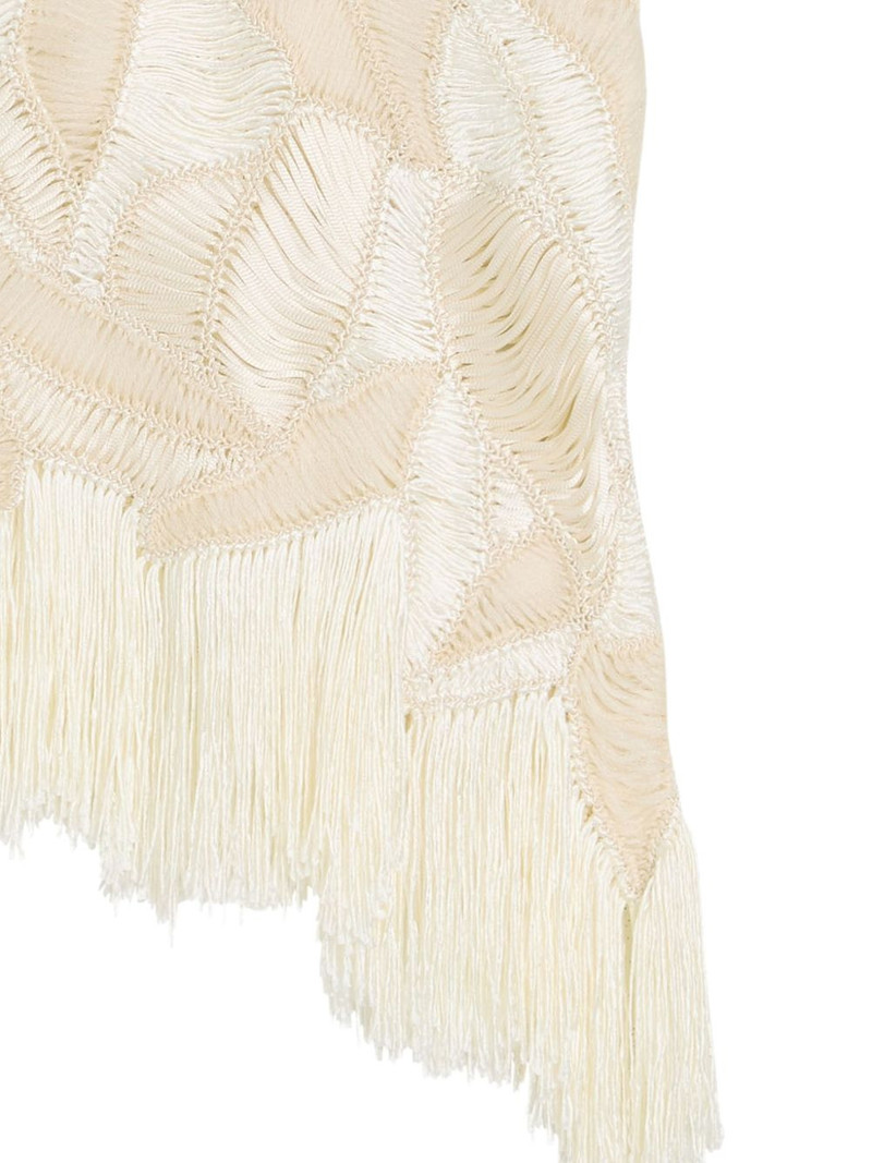 HEIRLOME Maureen fringed sleeveless top outlook