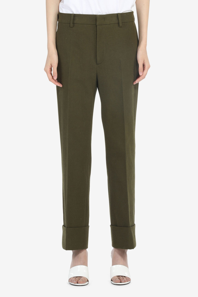 CROPPED STRAIGHT-LEG TROUSERS 1