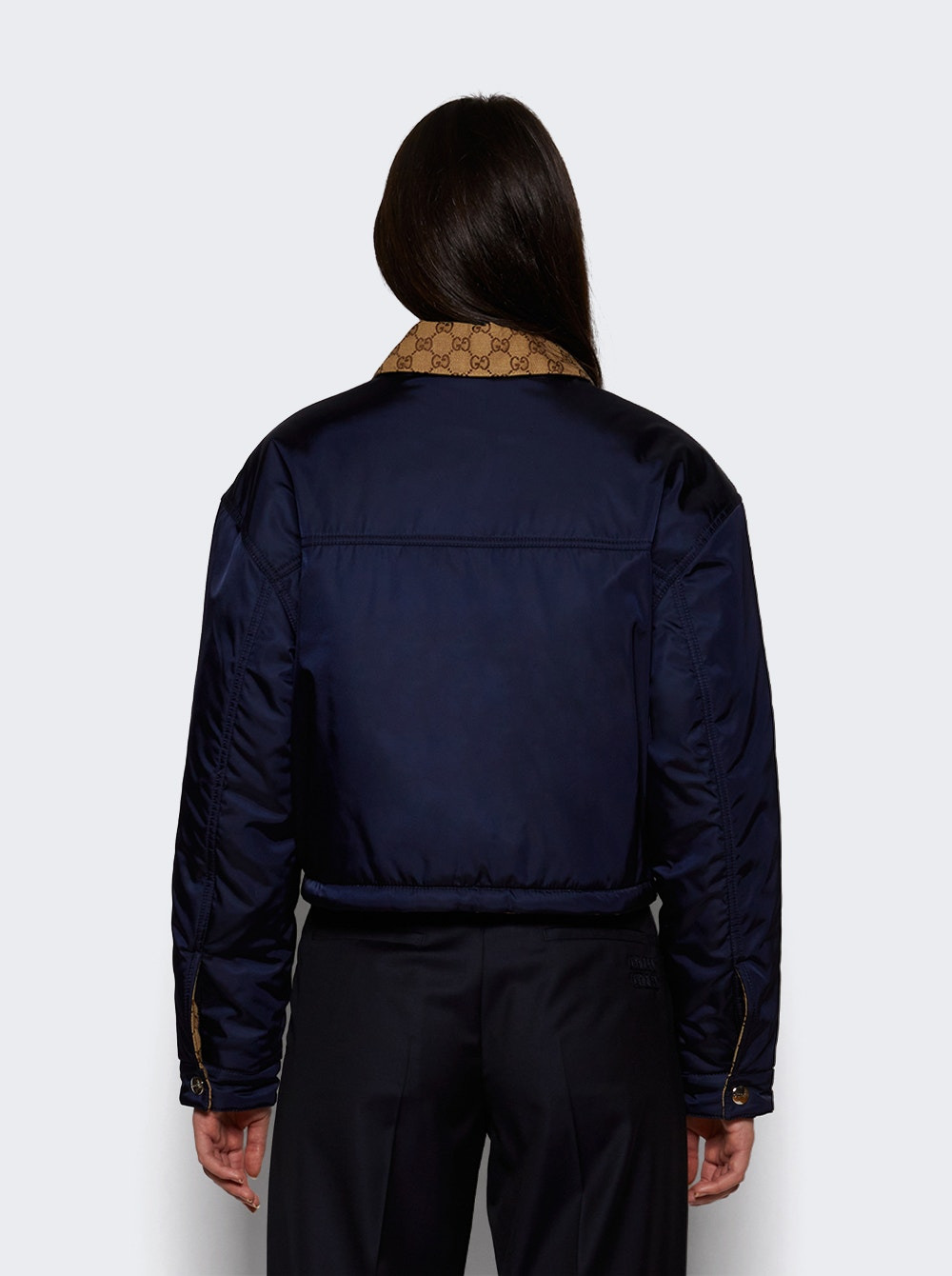 Bomber Gabardine Jacket Royal - 4