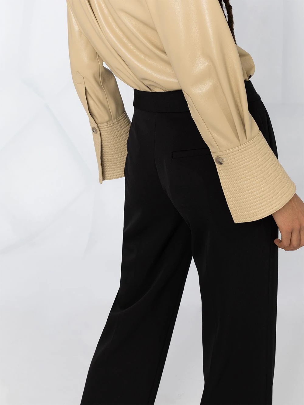 high-waist tailored trousers - 3