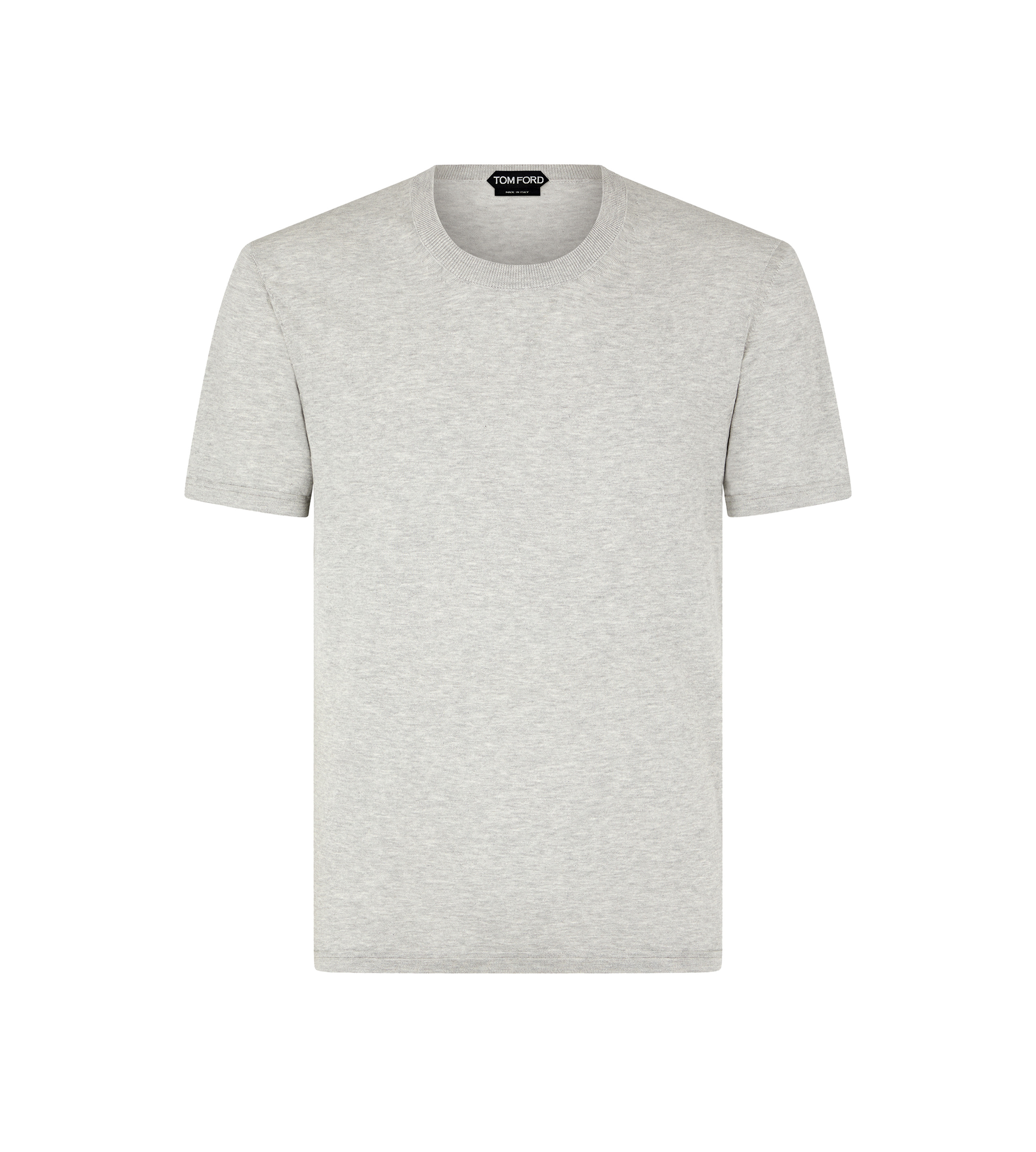 PURE COTTON CREW T-SHIRT - 1