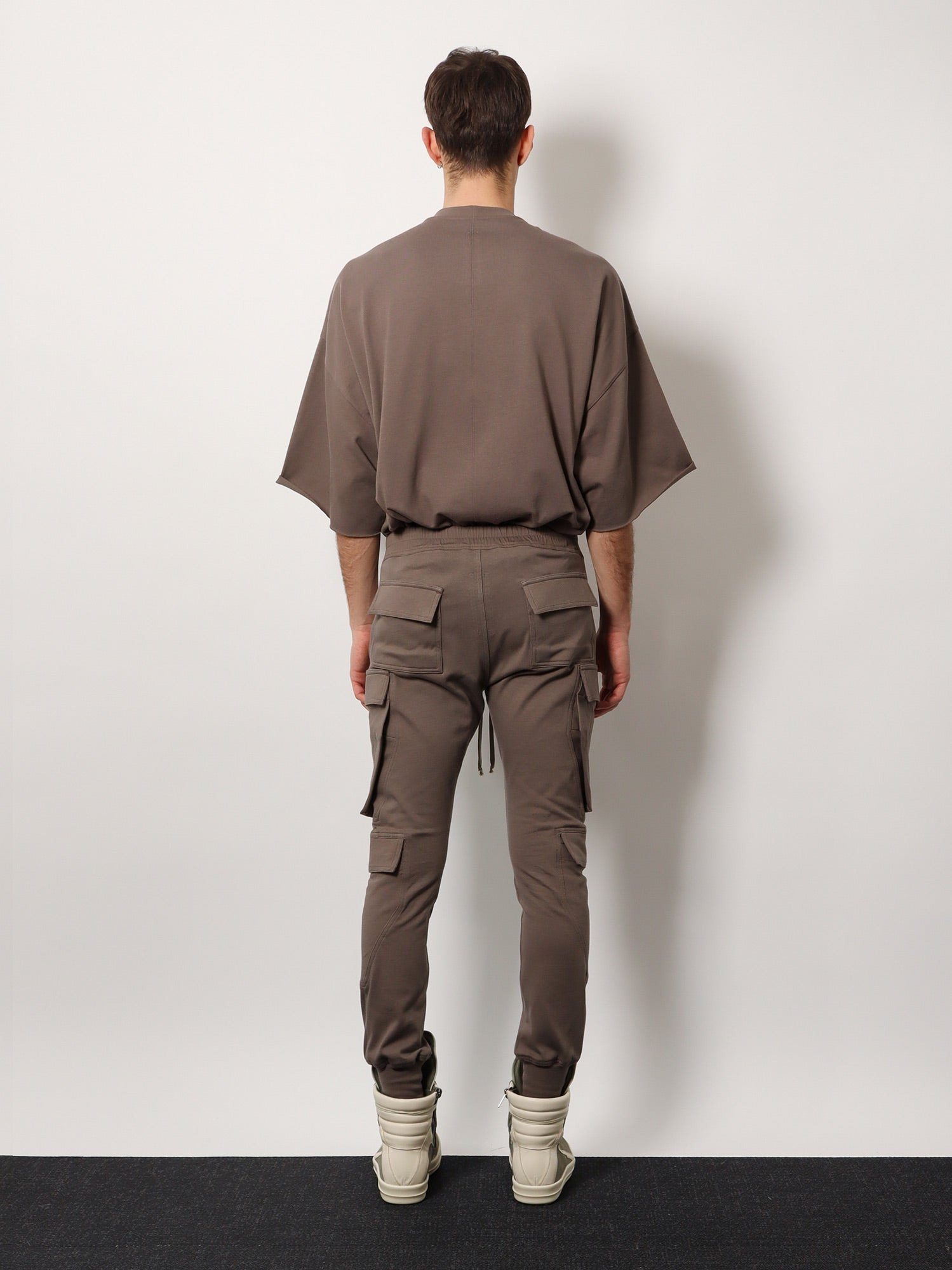 Rick Owens Men Mastodon Megacargo Organic Cotton Jogging Trouser - 4