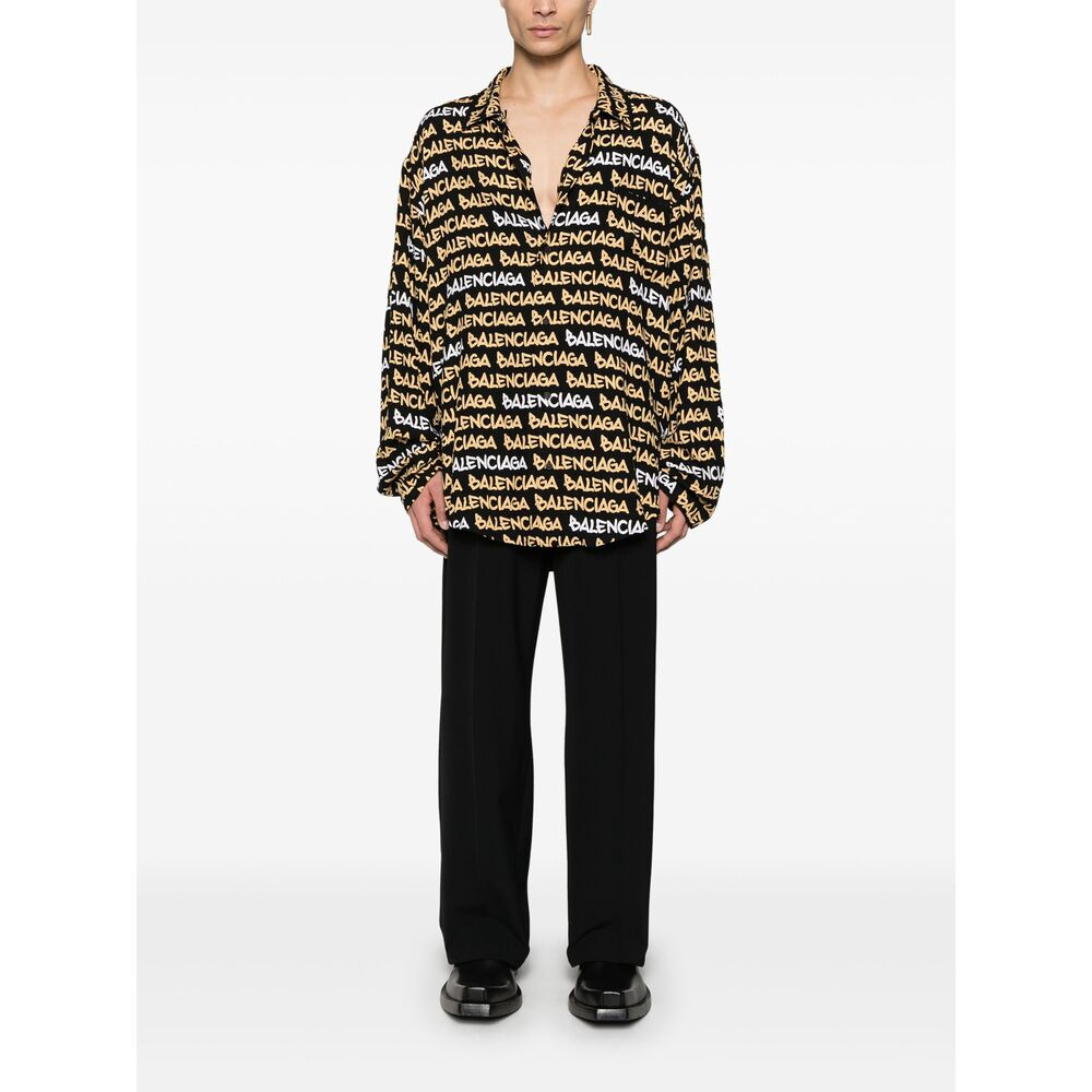 Balenciaga Black Shirts Men - 3